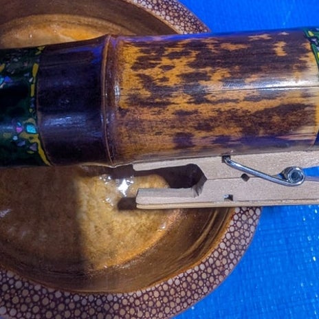 放置していたタナゴの竿休め制作の画像