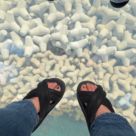 存分に楽しんでいる娘との親娘旅の画像