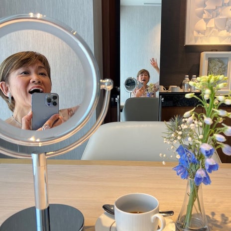 山田邦子 出番の2時間前に到着の画像