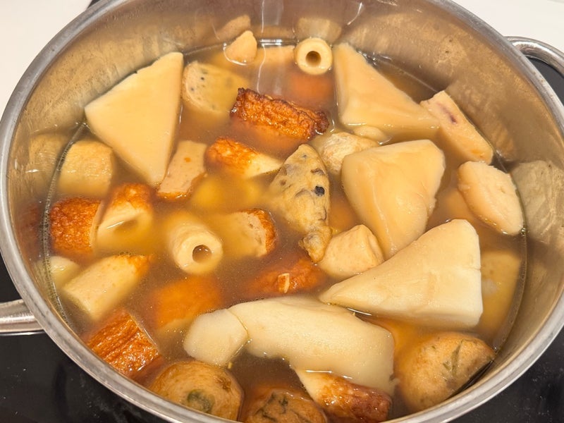薬丸裕英 妻と一緒に食べたおでんの画像