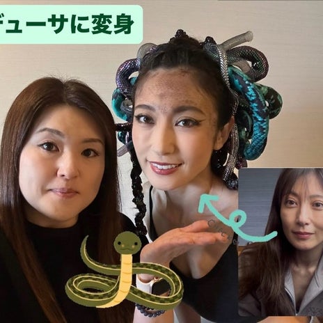 熊田曜子 メデューサになり大会出場の画像