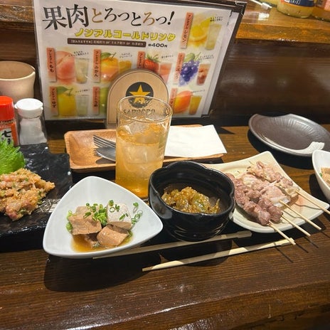 塩加減抜群で最高だった焼き鳥の画像