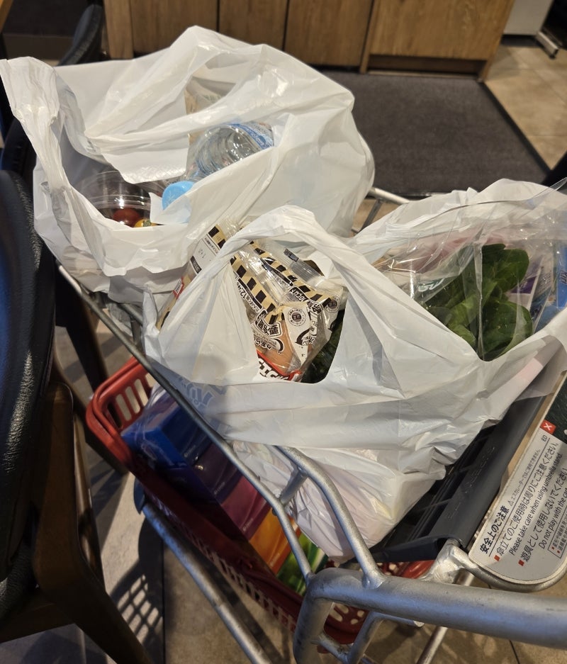 教えてもらいながらしたお買い物の画像