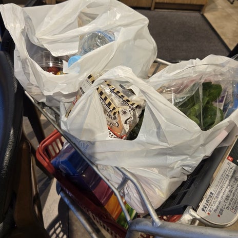 教えてもらいながらしたお買い物の画像