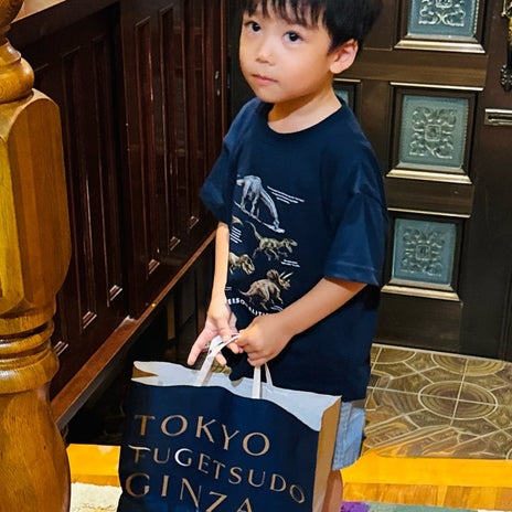 だいた 電池が切れたように寝た息子の画像