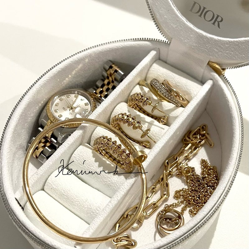 Diorのノベルティジュエリーケースの画像