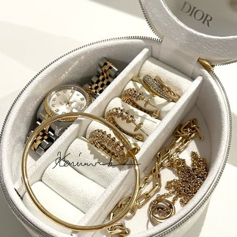 Diorのノベルティジュエリーケースの画像