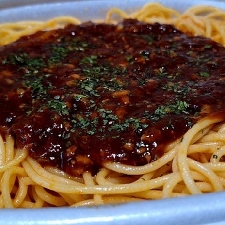 半分以上残した四国限定のパスタの画像