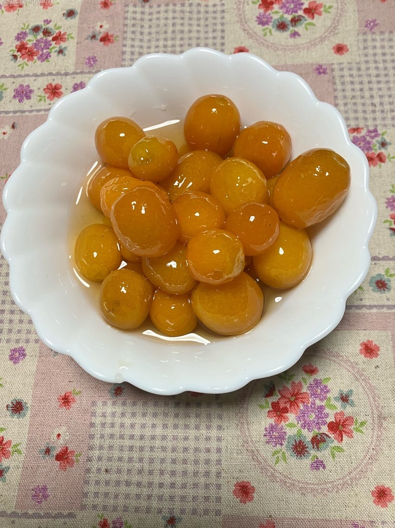 姉から頼まれていたキンカンの甘露煮の画像