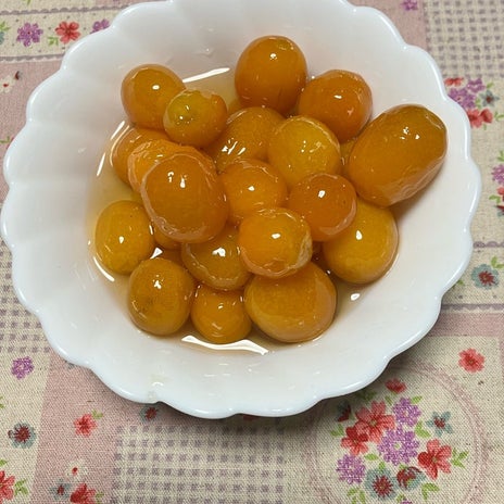 姉から頼まれていたキンカンの甘露煮の画像
