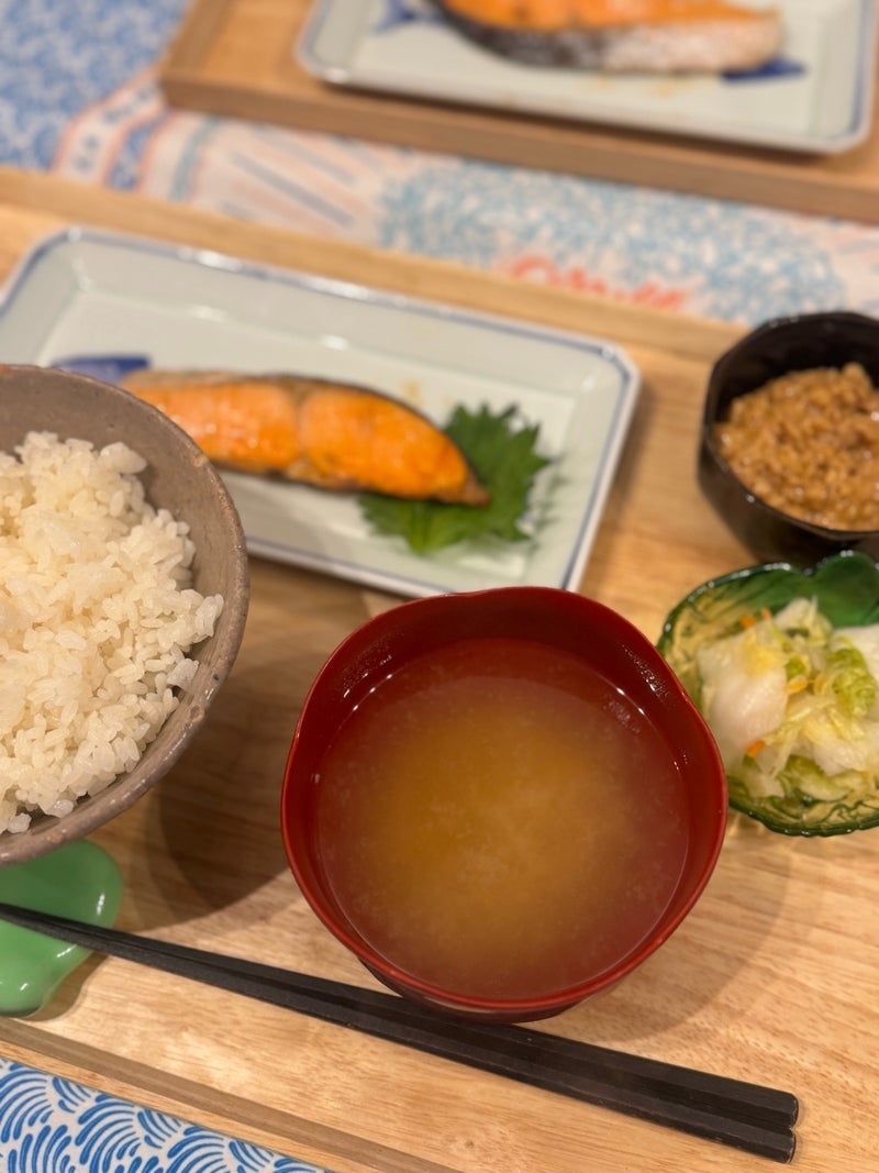 だいたの夫 カニから鮭への晩ご飯変更の画像