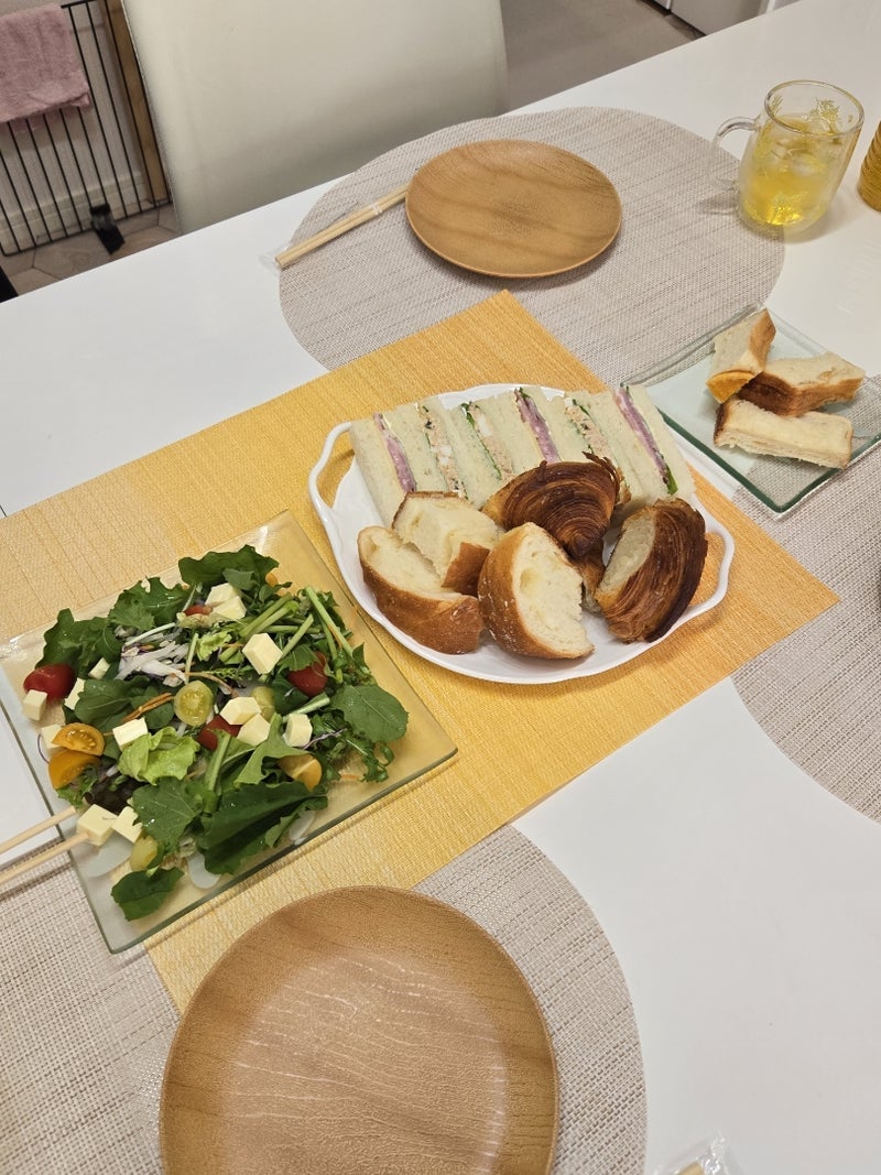 ボランティア仲間のお家でのランチの画像