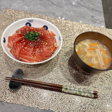 堀ちえみの夫 絶食の朝に作った漬け丼の画像