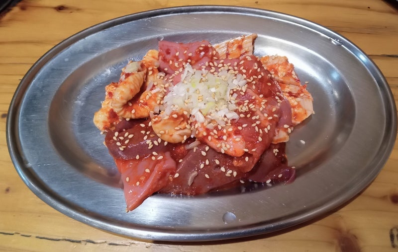 大好物で美味しいMIXホルモンの画像