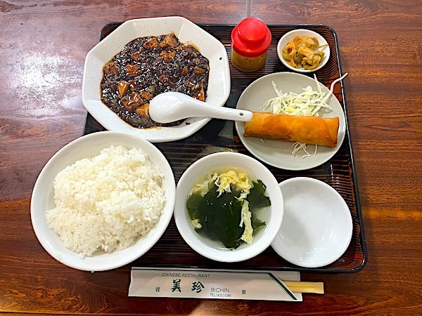 老舗のボリューム満点マーボー豆腐の画像