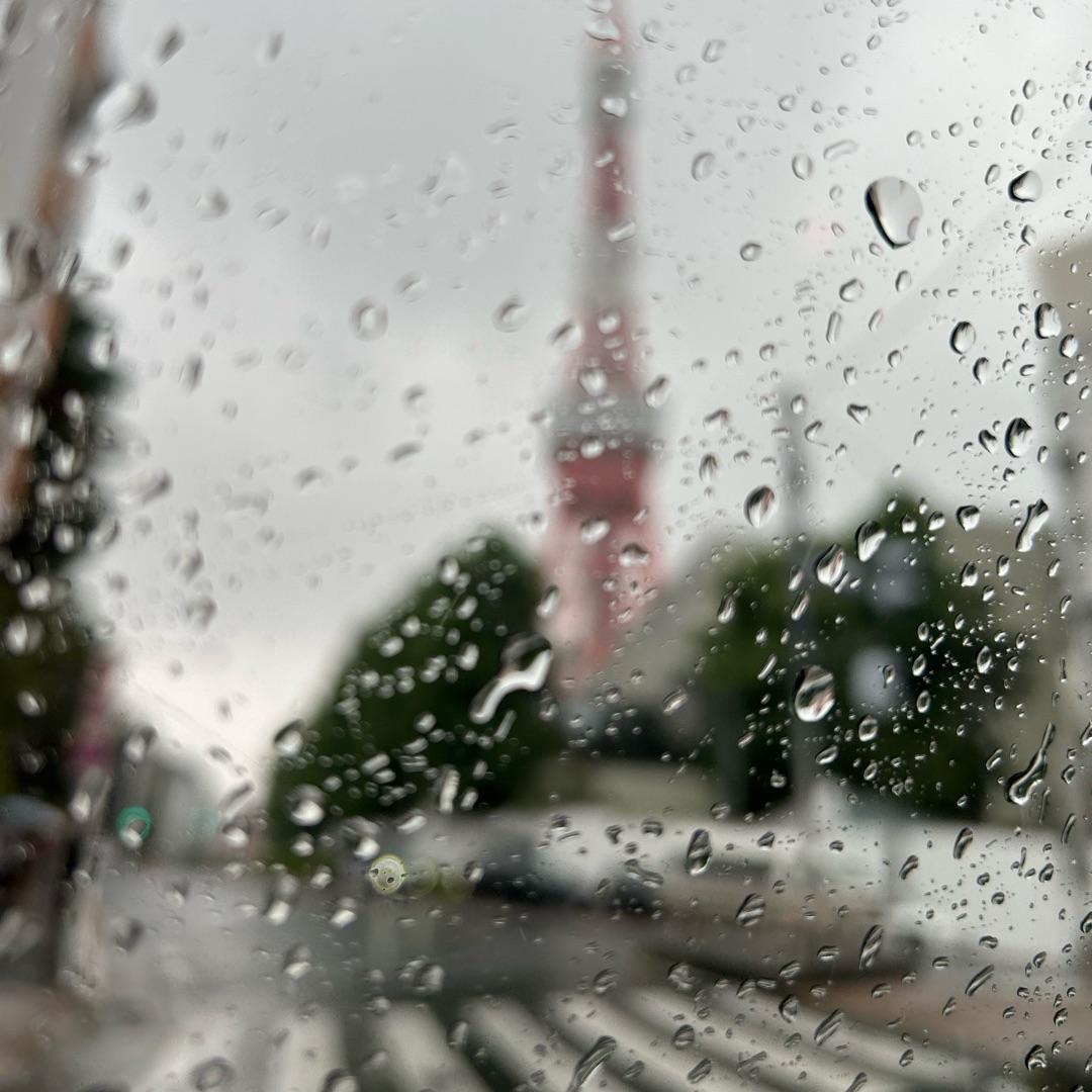 平野ノラ タクシー乗車中に豪雨の画像