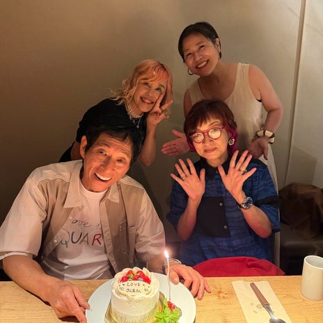 野沢直子 さんまから貰ったTシャツの画像