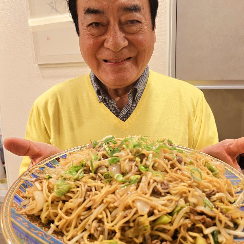 高橋英樹 夕飯に大盛りの料理の画像