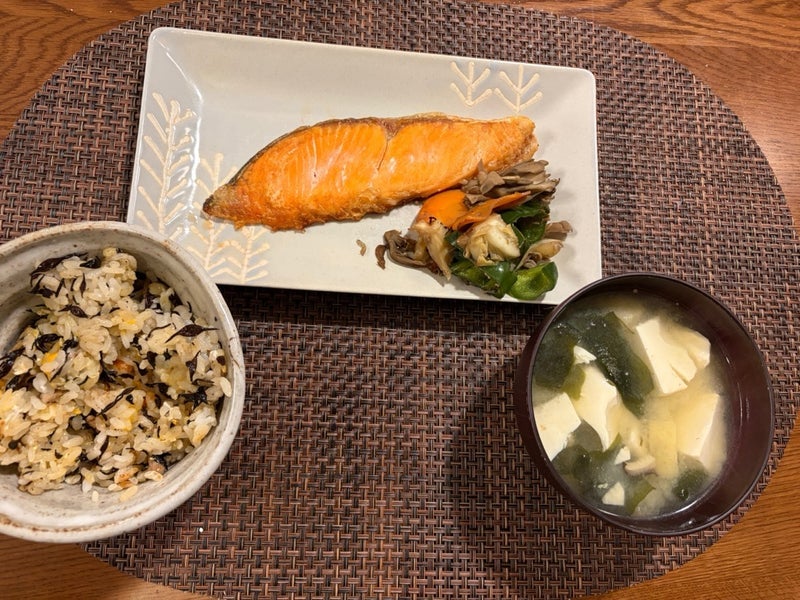 食後にケーキ半分食べた朝の体重の画像