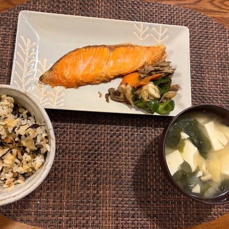 食後にケーキ半分食べた朝の体重の画像
