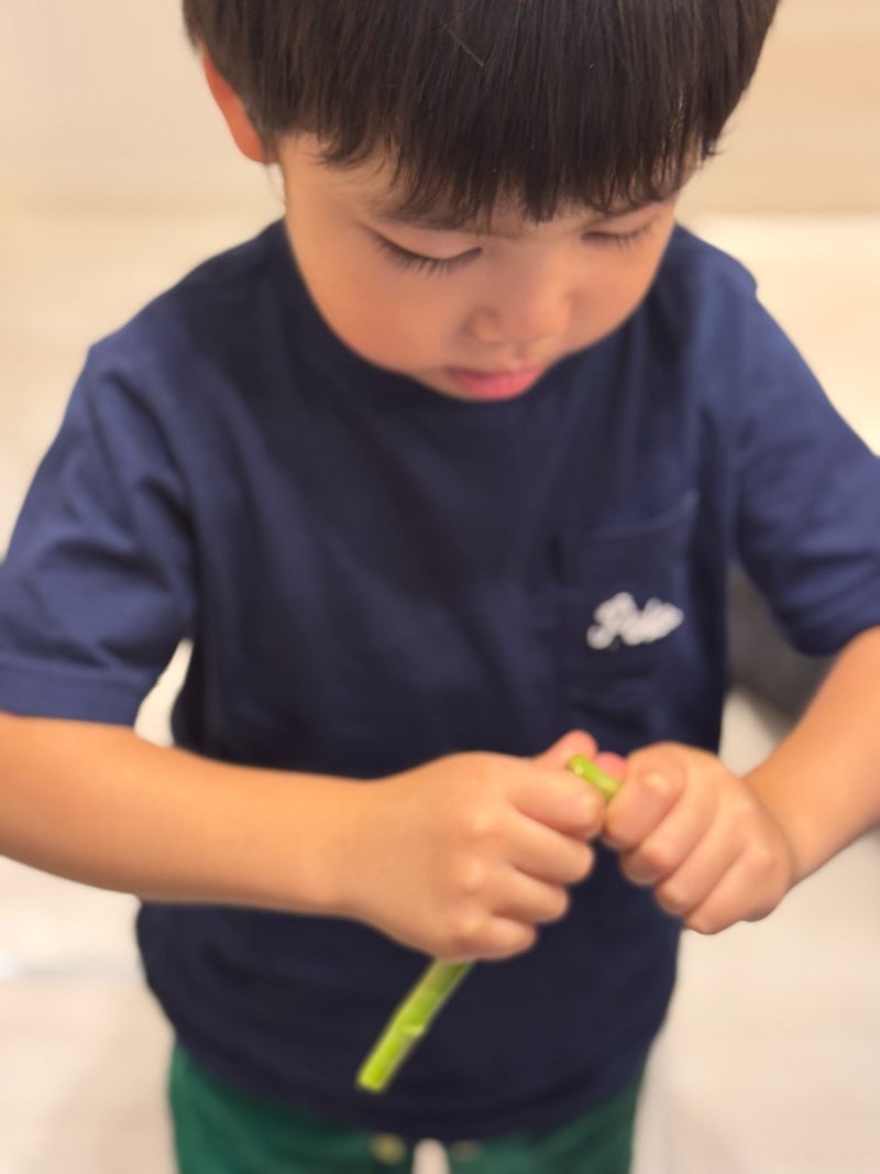だいた ピーラーが上手になった息子の画像
