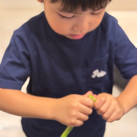 だいた ピーラーが上手になった息子の画像