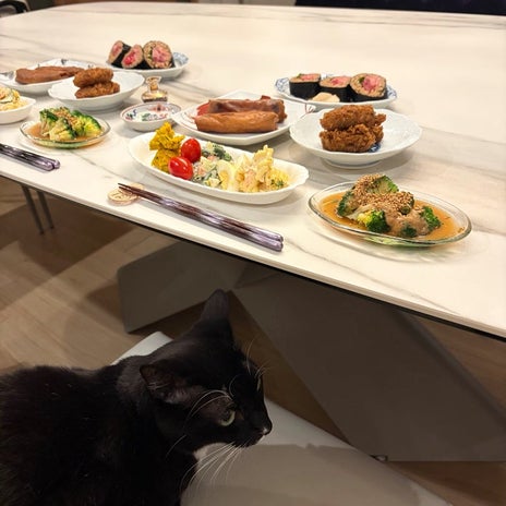 藤あや子 監視されながらの食事の画像