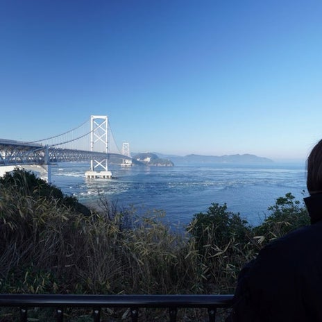 大雪で帰れず久しぶりの淡路島の画像