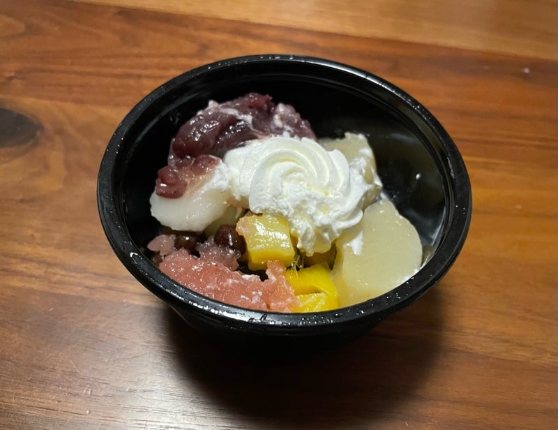 大好きでまた買いに行きたいあんみつの画像