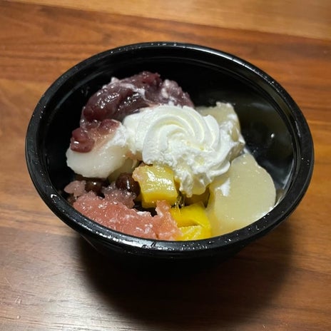大好きでまた買いに行きたいあんみつの画像