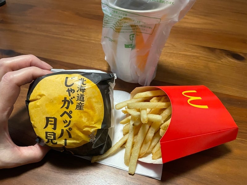 大満足だったマックの月見バーガーの画像