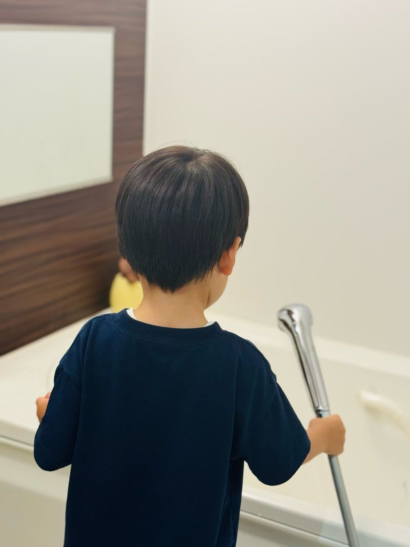 だいた 助かっている息子のお手伝いの画像