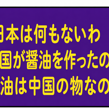 醤油のことで義母に反発した結果の画像