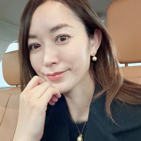 細川直美 お気に入りリボン付きパールの画像