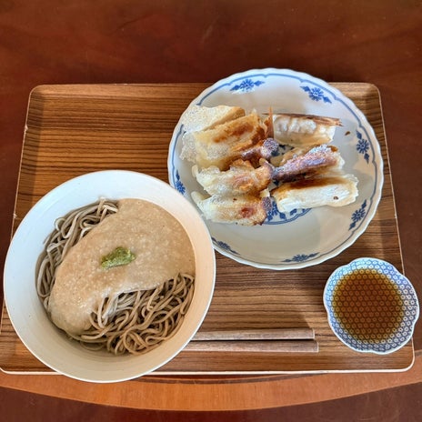 若乃花 とろろ蕎麦と餃子で一人飯の画像