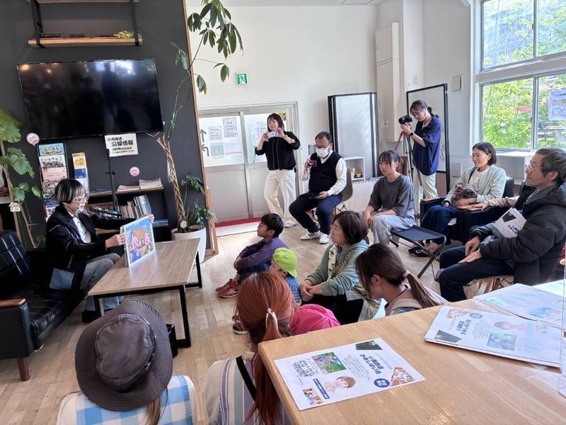 秋野暢子 イベントでカッパの紙芝居の画像