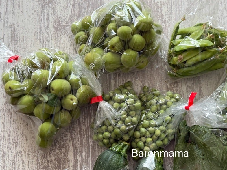 爆買いした野菜の大変な下ごしらえの画像