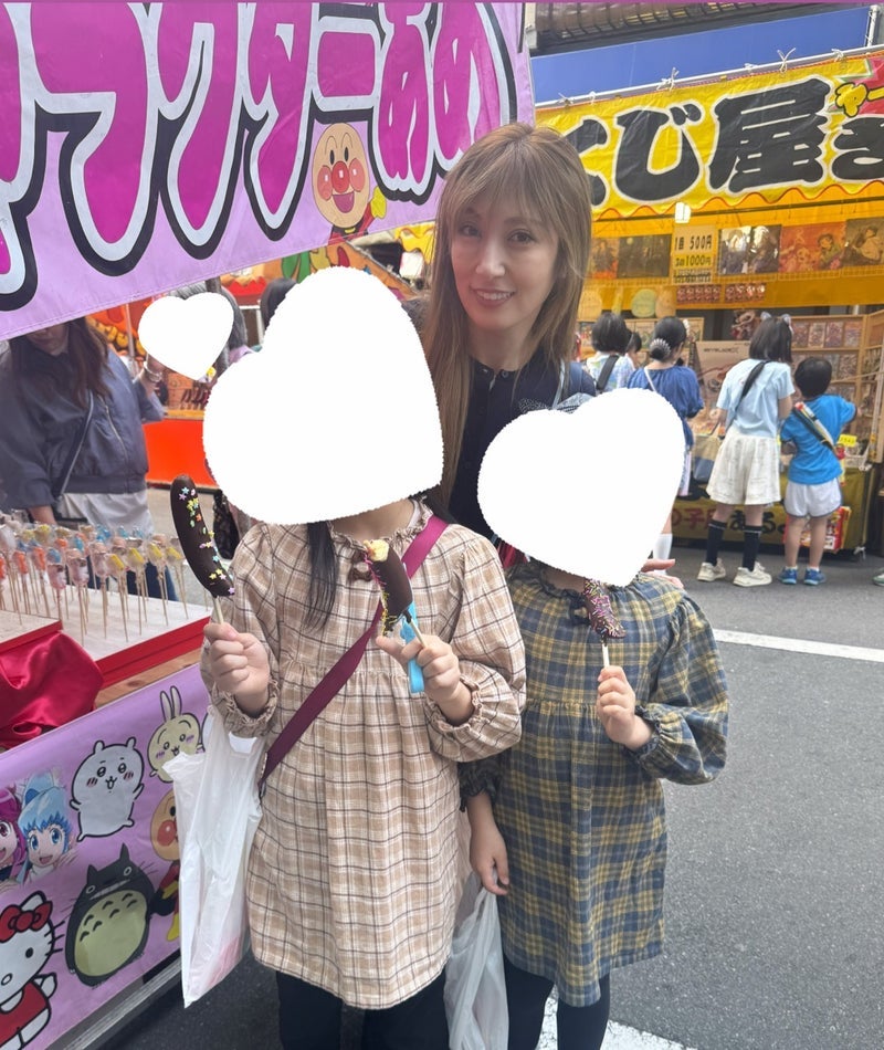 熊田曜子 子ども達が好きな屋台