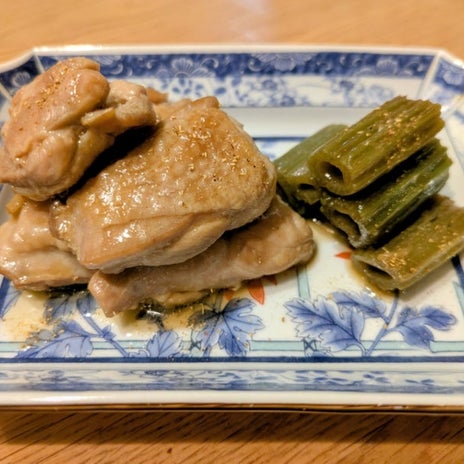 煮物のはずが汁が煮詰まった照り焼きの画像