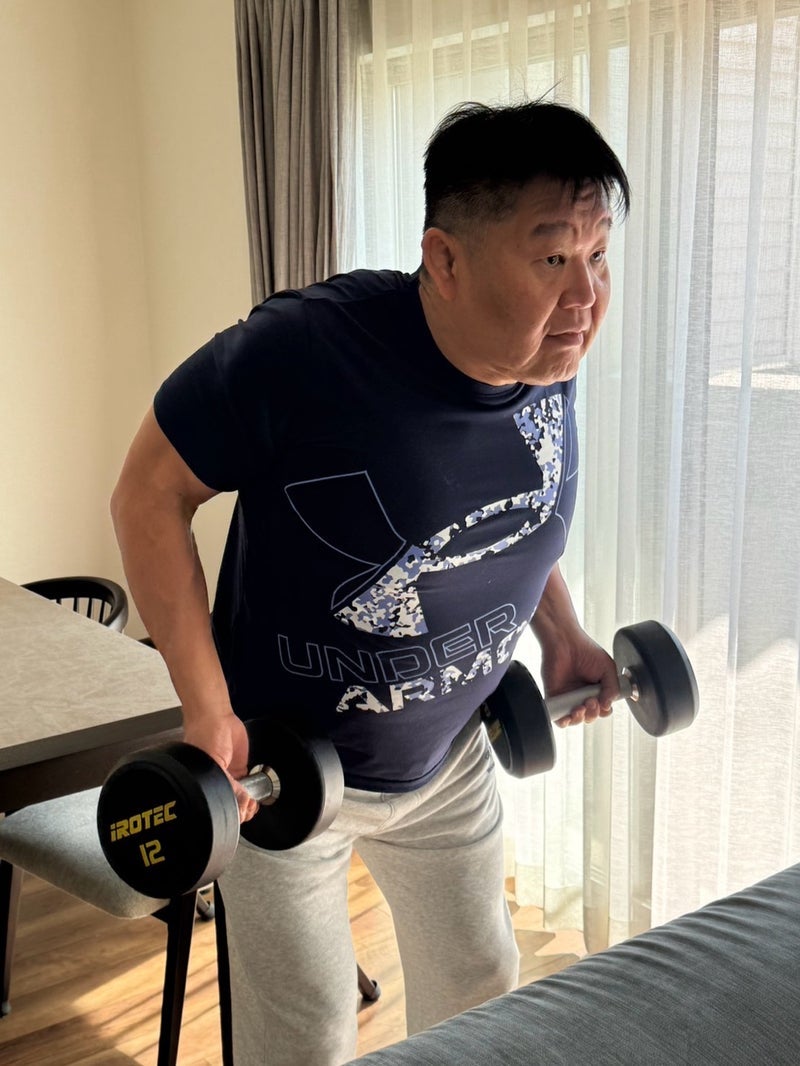 若乃花 畳一畳で行う日々のリハビリの画像