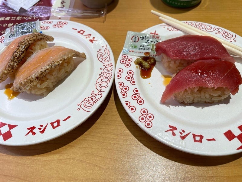 娘払いのばあばと3人でのスシローの画像