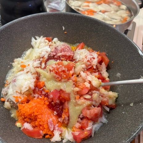 ご飯にも合うトマトと挽肉のソースの画像