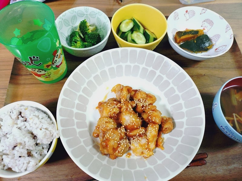 山田花子 給食の味に負けた夕食の画像