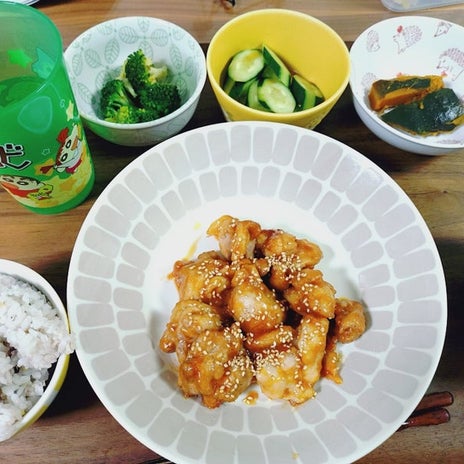 山田花子 給食の味に負けた夕食の画像