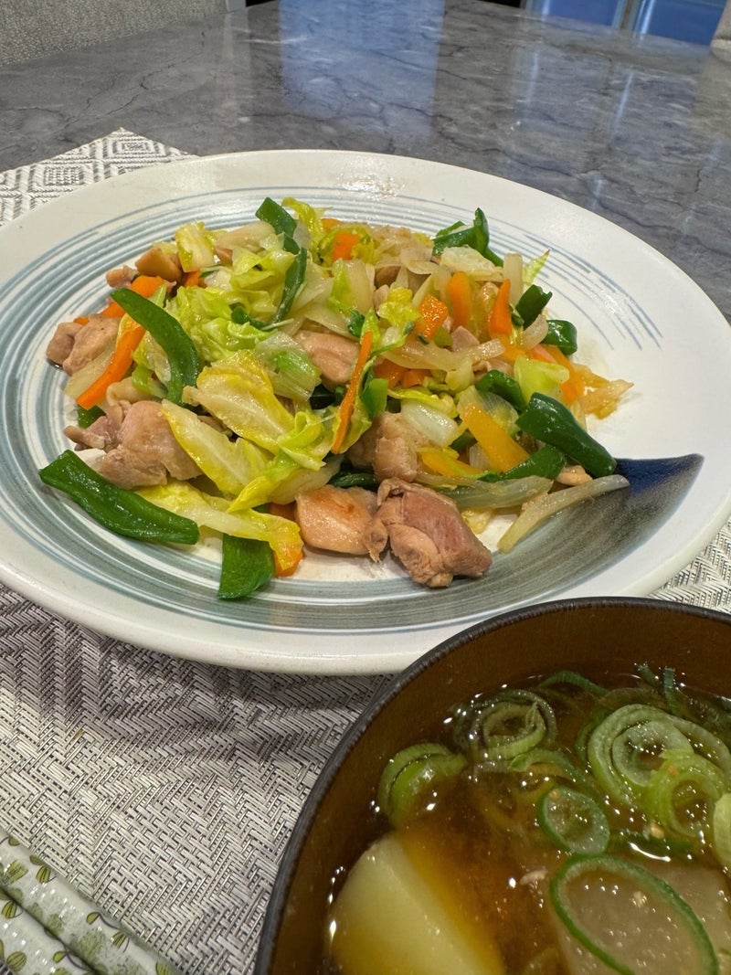 堀ちえみの夫 野菜10種類の朝ごはんの画像