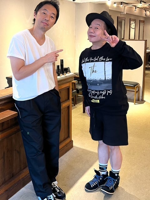 久しぶりに刈り上げて染めた白髪の画像