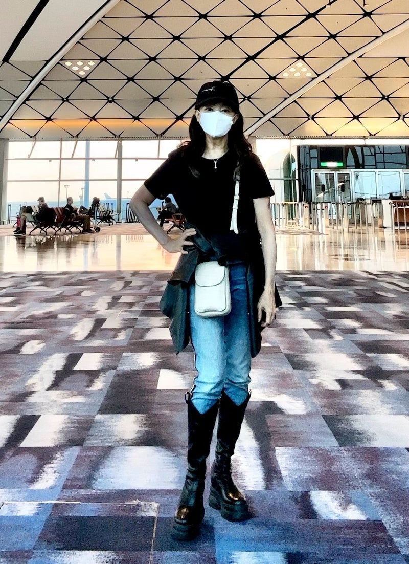 アグネス 綺麗になった香港の空港の画像