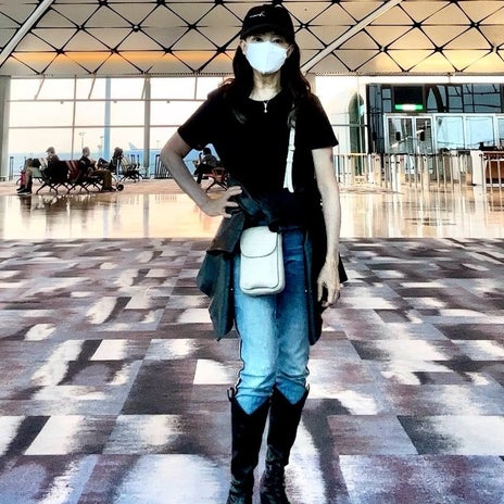 アグネス 綺麗になった香港の空港の画像