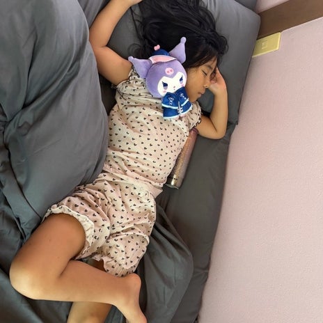 クロ ジュニア達と幸せすぎる雑魚寝の画像