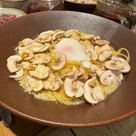 堀ちえみ 銀座で豆乳カルボナーラの画像